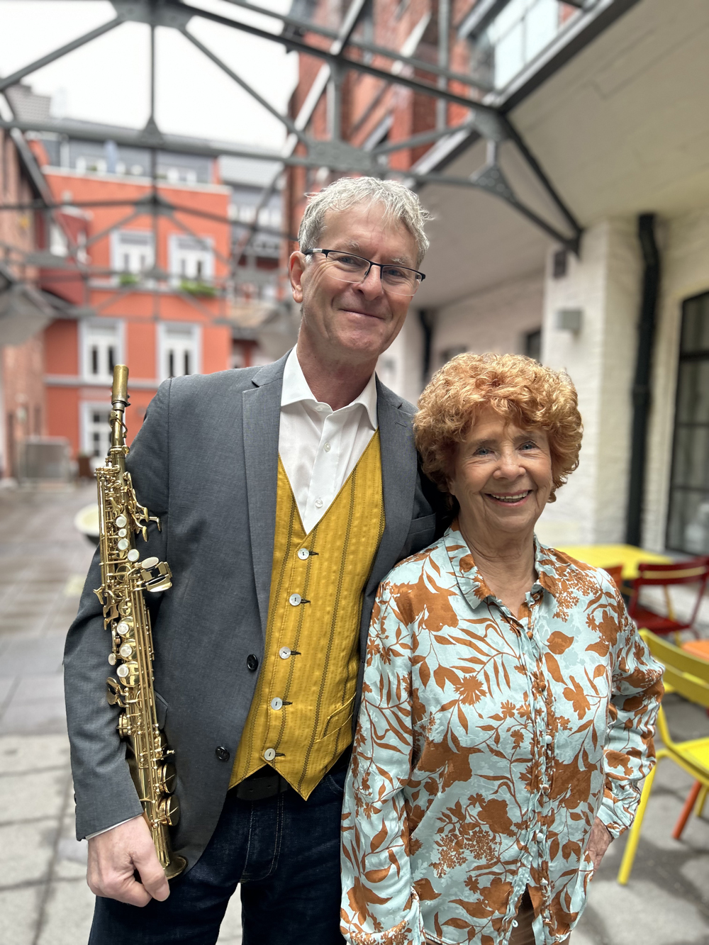Heribert Leuchter und Sylvie Schenk 2025. Foto: Andrea Zuleger Sylvie Schenk 2025